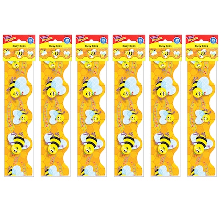 Trend Enterprises Busy Bees Terrific Trimmers, 39 Feet/Pack, PK6 T92047